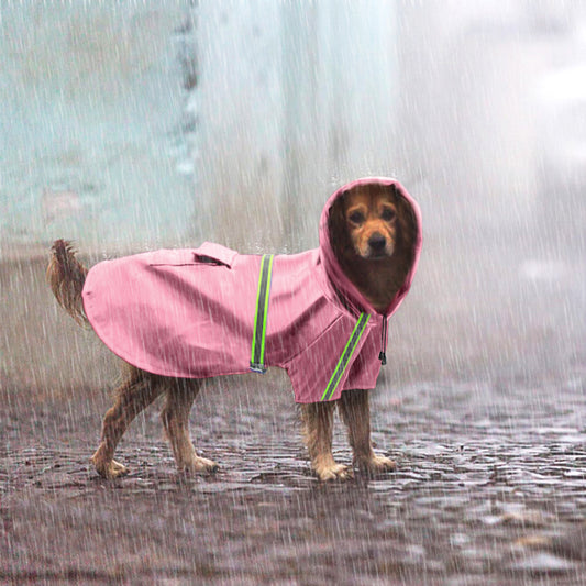 Pawlixo Waterproof Reflective Dog Raincoat | Safety Rain Jacket