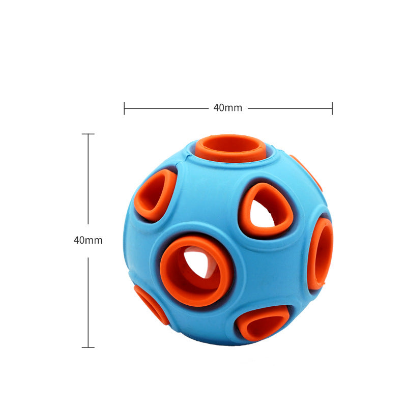 LED Light-Up Dog Ball Toy | Squeaky Glow Ball for Outdoor Play