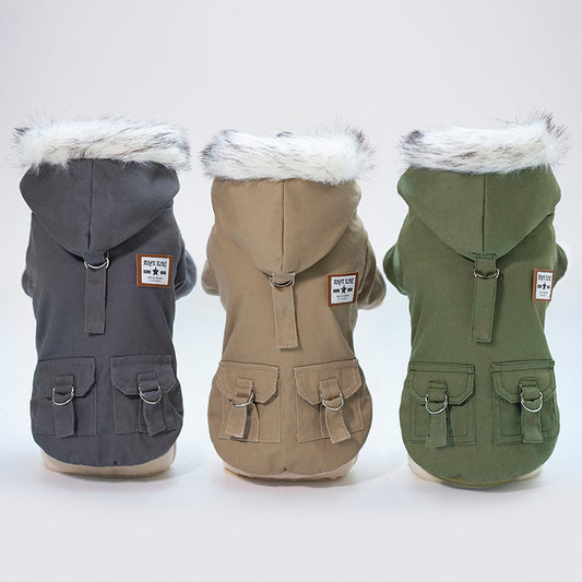 Adventure Dog Hoodie Coat | Warm Outdoor Dog Jacket