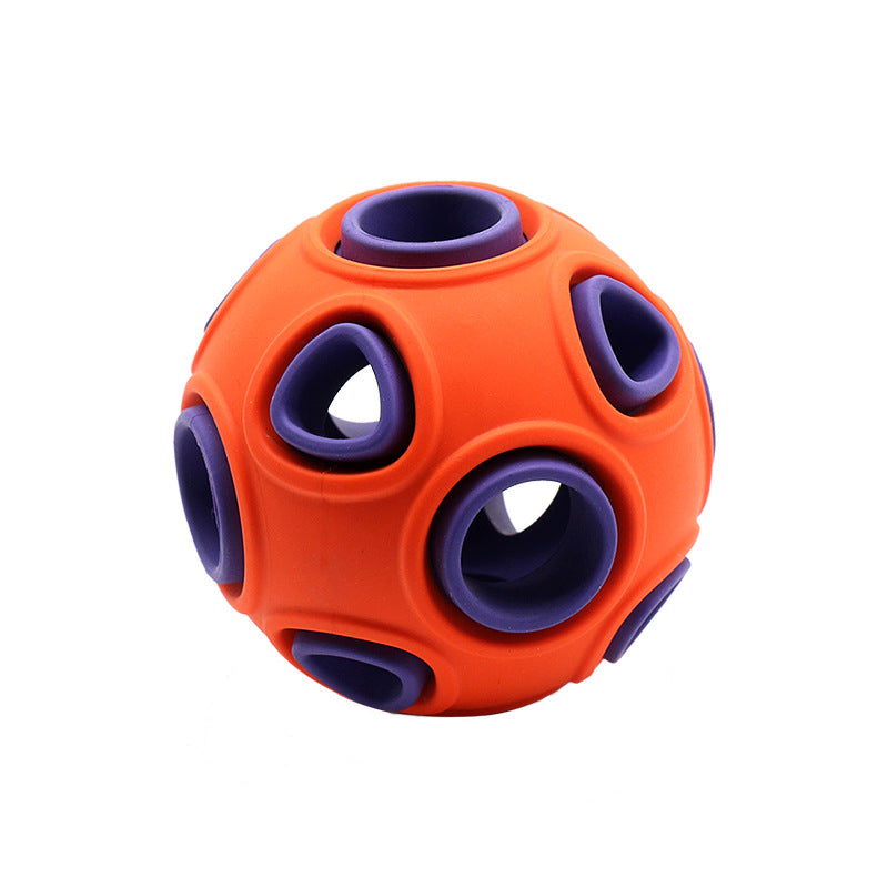 LED Light-Up Dog Ball Toy | Squeaky Glow Ball for Outdoor Play