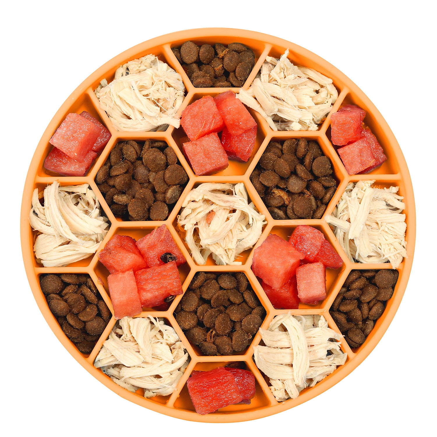 Silica Gel Sucker Honeycomb Eating Bowl