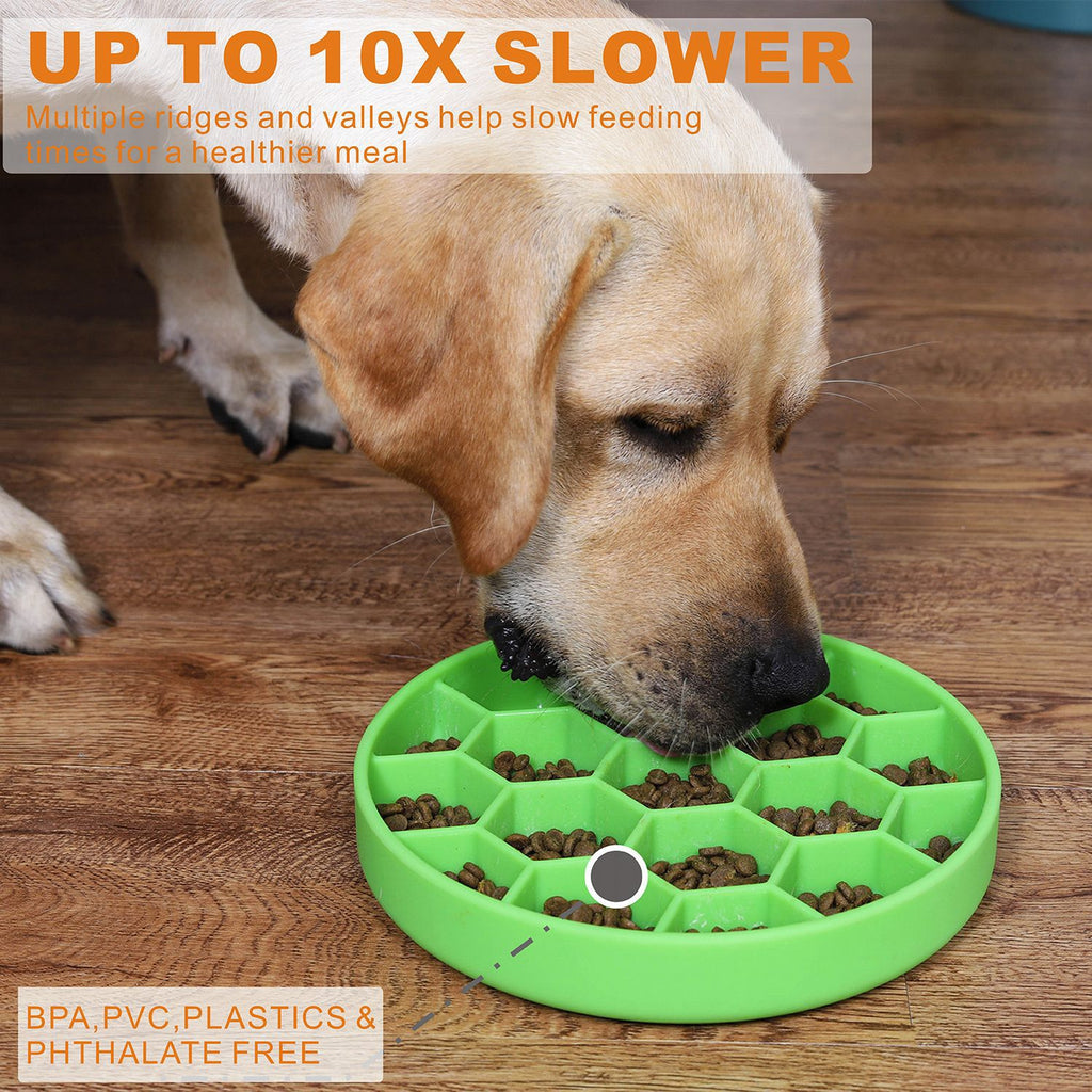 Silica Gel Sucker Honeycomb Eating Bowl