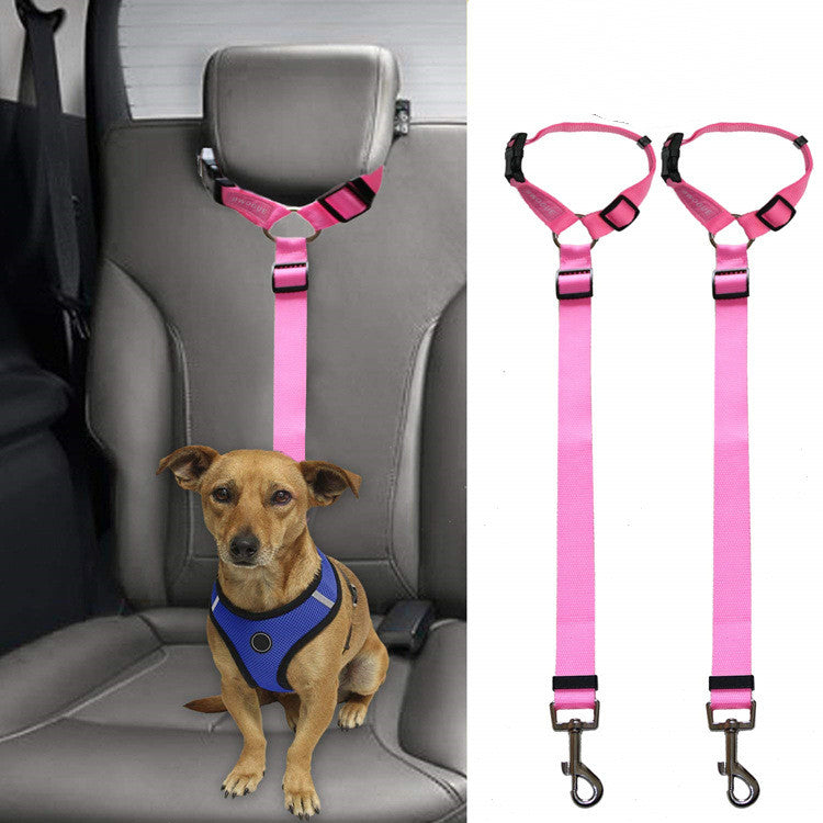 Car Back Seat Dog Safety Leash | Travel Stability Tether