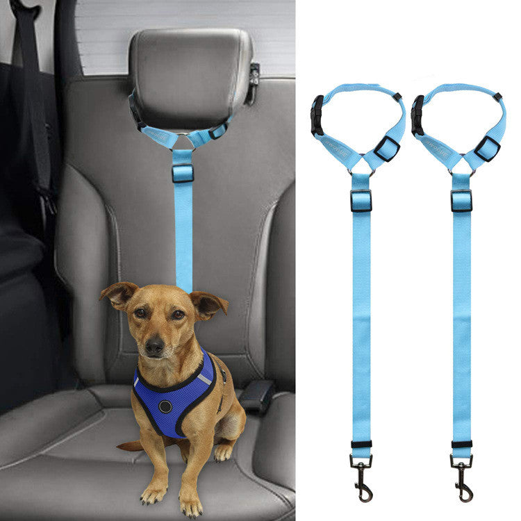 Car Back Seat Dog Safety Leash | Travel Stability Tether