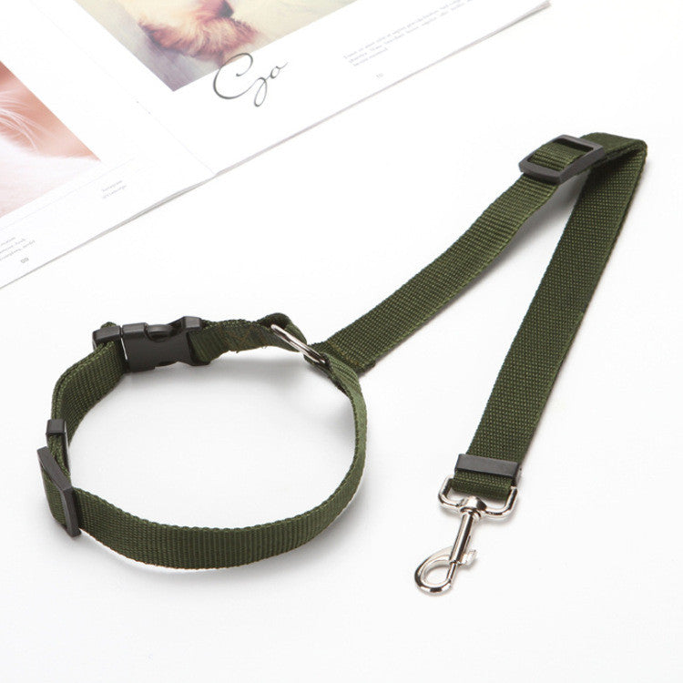 Car Back Seat Dog Safety Leash | Travel Stability Tether