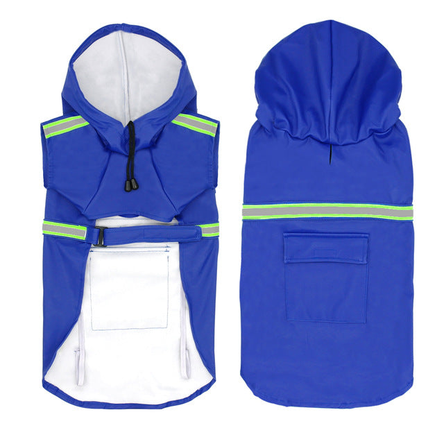 Pawlixo Waterproof Reflective Dog Raincoat | Safety Rain Jacket