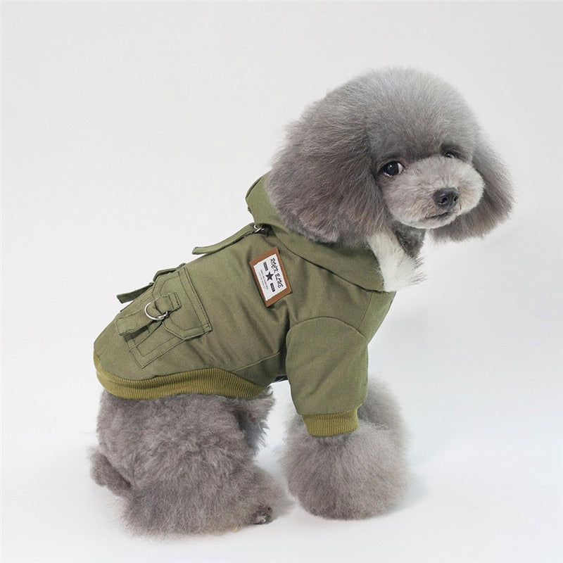 Adventure Dog Hoodie Coat | Warm Outdoor Dog Jacket