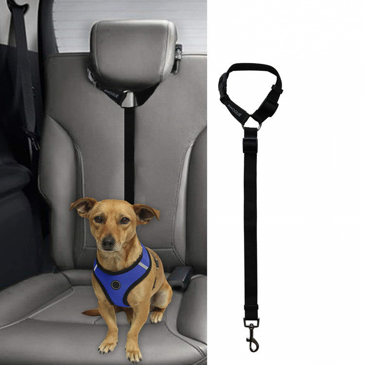 Car Back Seat Dog Safety Leash | Travel Stability Tether