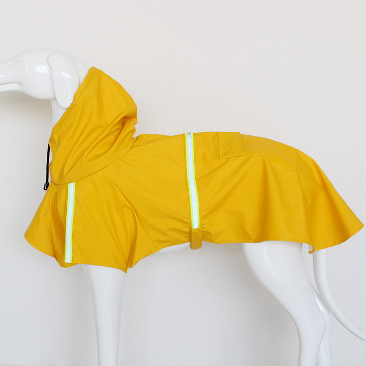 Pawlixo Waterproof Reflective Dog Raincoat | Safety Rain Jacket