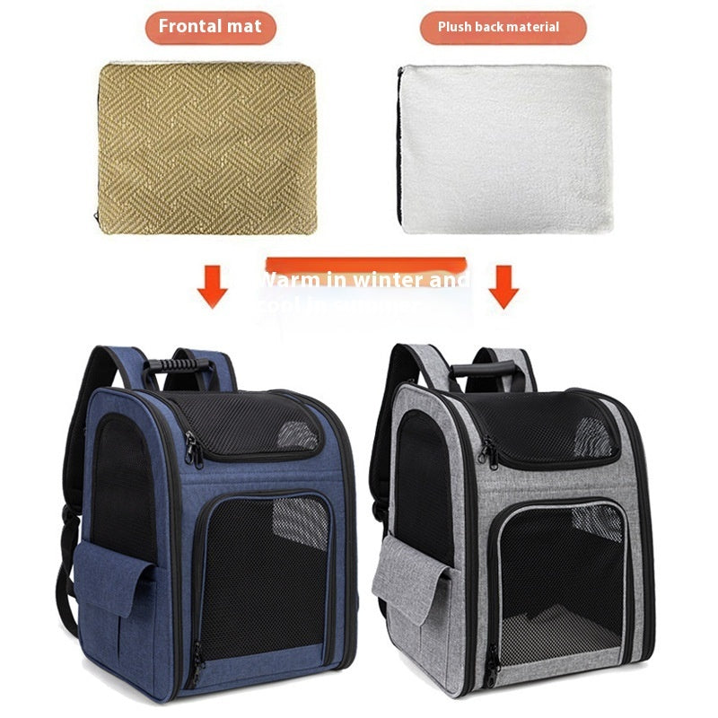 Foldable Breathable Pet Carrier Bag | Portable Travel Bag