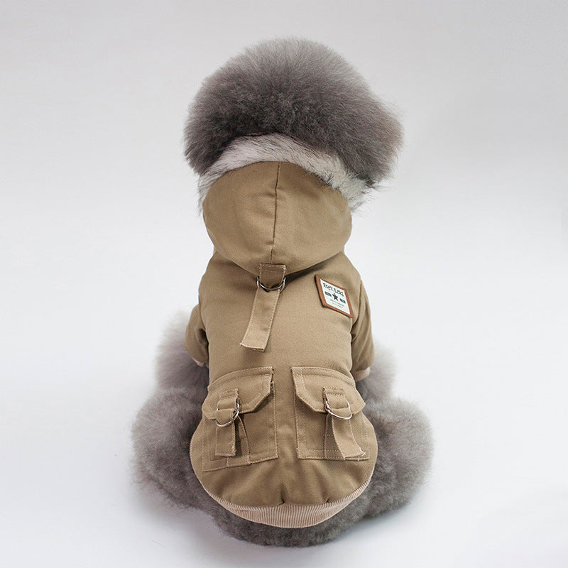 Adventure Dog Hoodie Coat | Warm Outdoor Dog Jacket