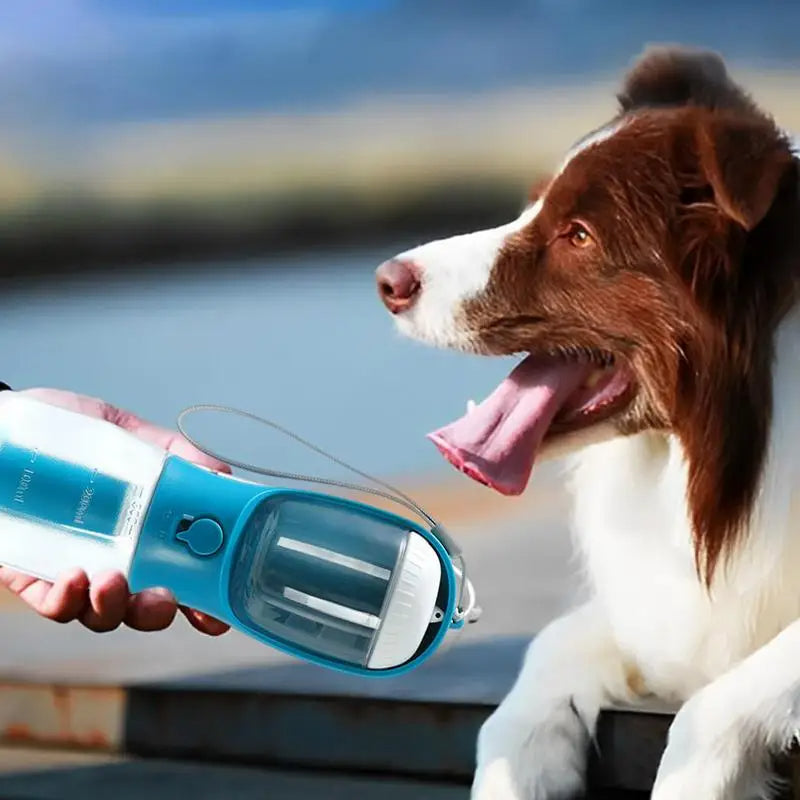3-in-1 Adventure Pet Travel Bottle | Water, Food & Waste Bag