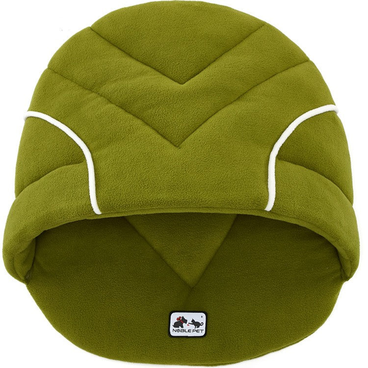 Polar Fleece Dog Sleeping Bag | Warm Outdoor Adventure Pet Bed