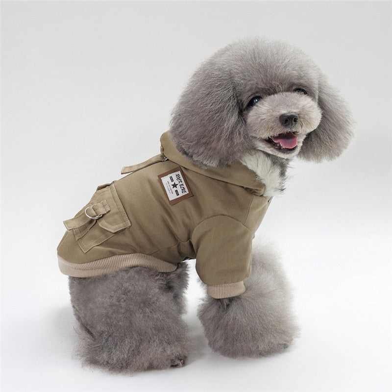Adventure Dog Hoodie Coat | Warm Outdoor Dog Jacket