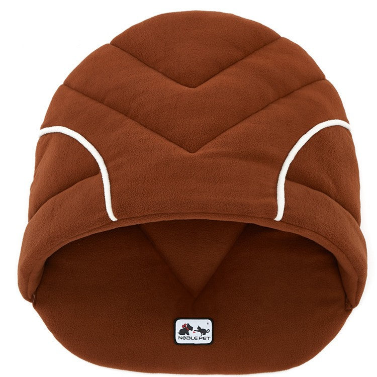 Polar Fleece Dog Sleeping Bag | Warm Outdoor Adventure Pet Bed