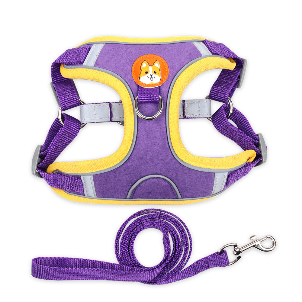 Pawlixo Reflective Dog Harness | Soft Mesh Adventure Chest Strap