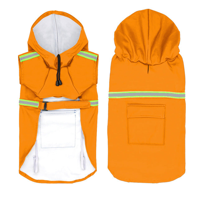 Pawlixo Waterproof Reflective Dog Raincoat | Safety Rain Jacket