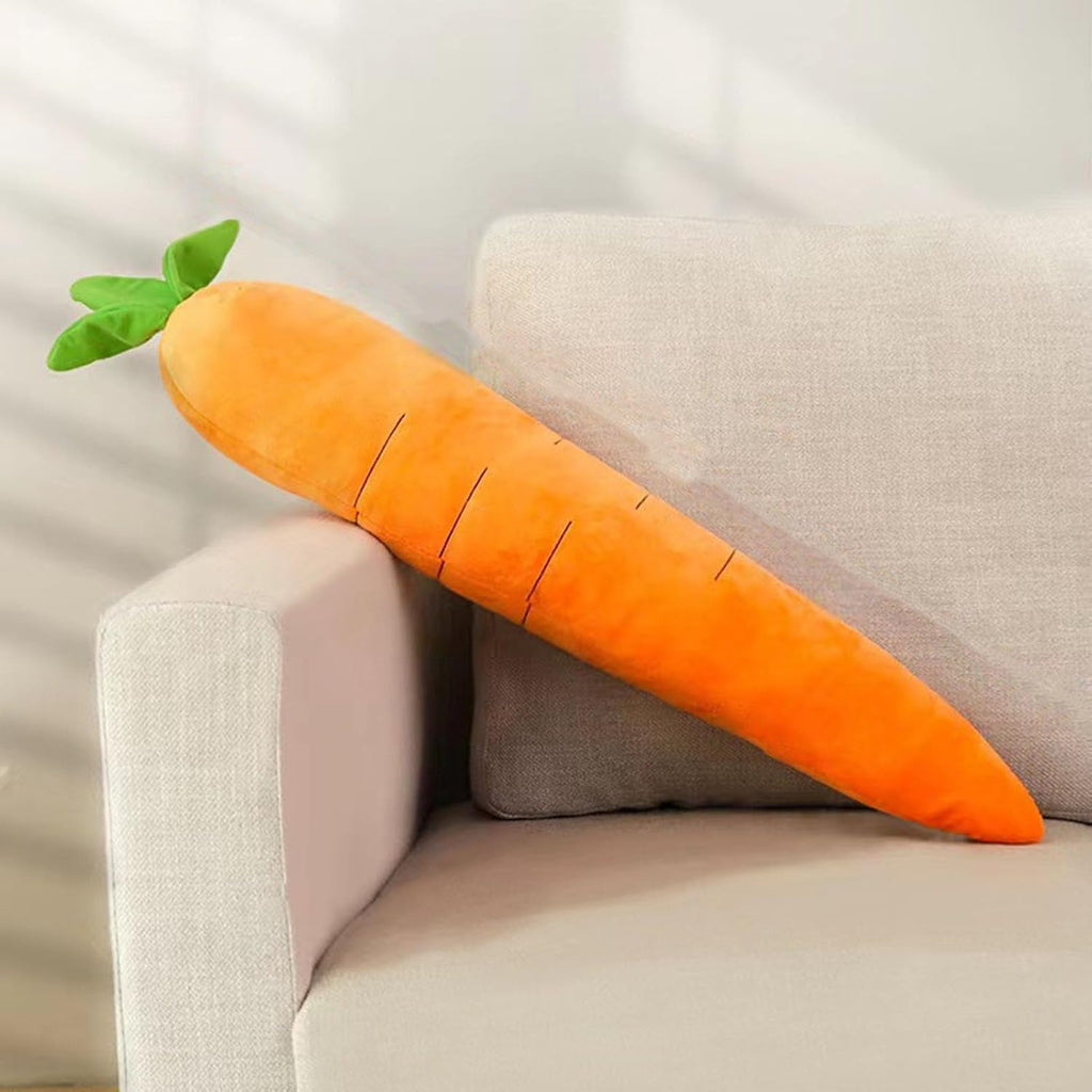 Cute Carrot With Soft Squeaker Carrot Shape Pet Plush Toy With Sound Bite-Resistant Soft Comfortable Dog Toy