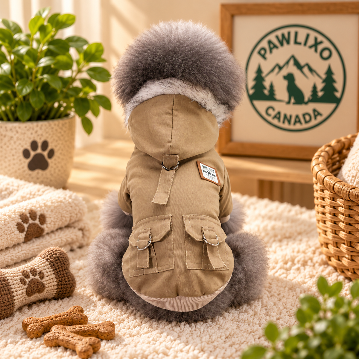 Adventure Dog Hoodie Coat | Warm Outdoor Dog Jacket