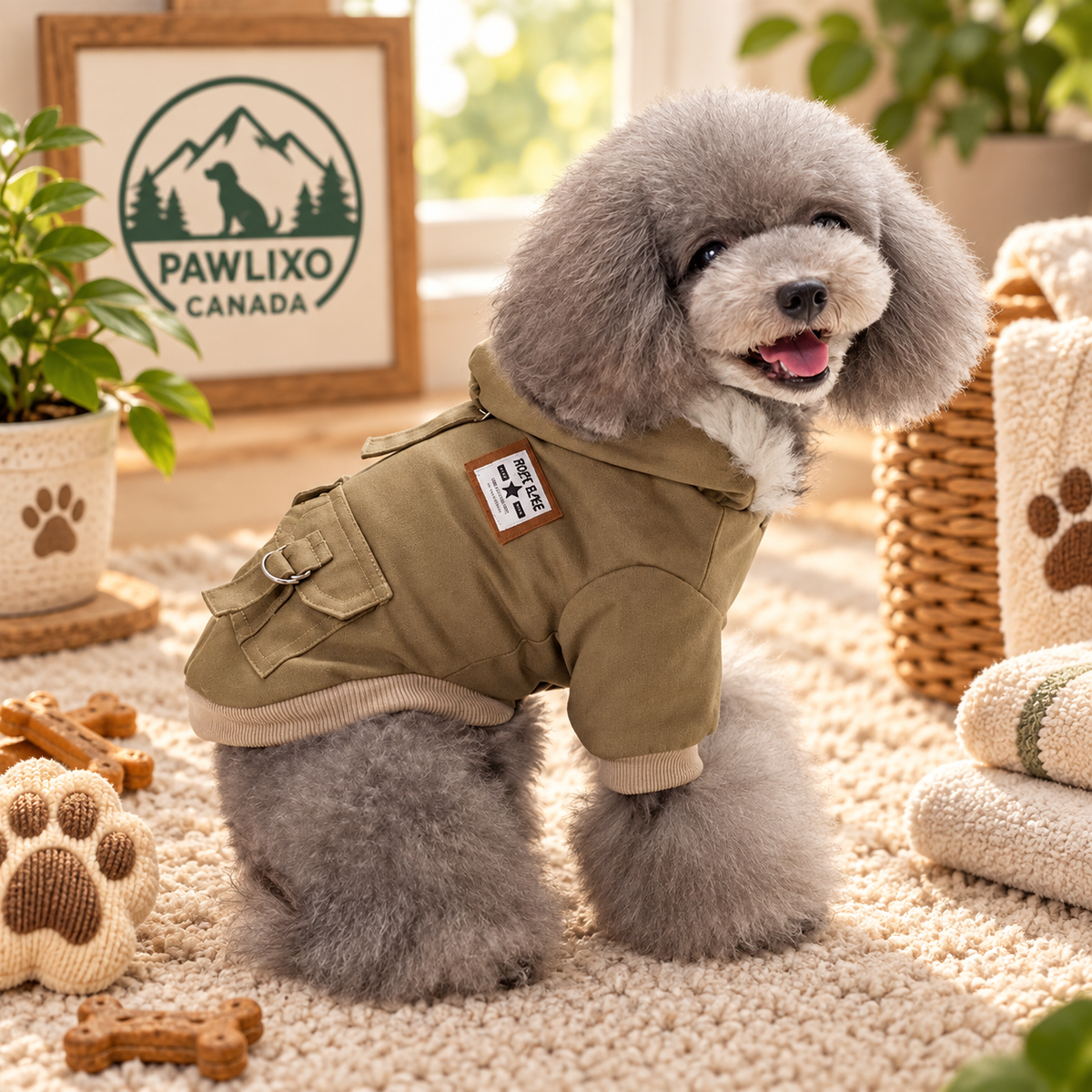 Adventure Dog Hoodie Coat | Warm Outdoor Dog Jacket