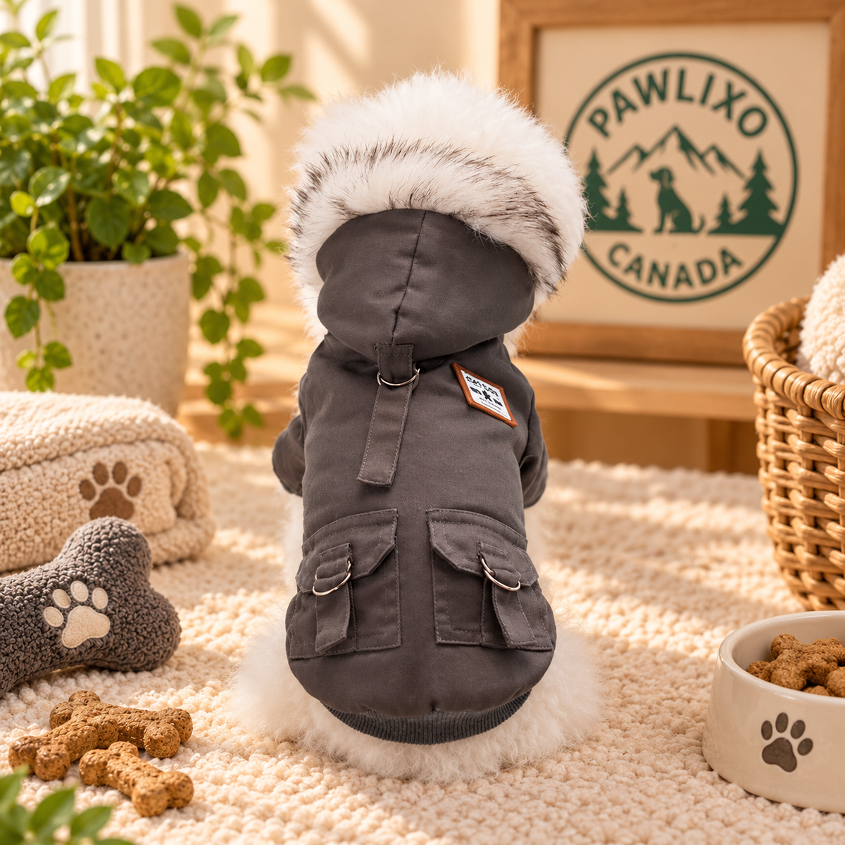 Adventure Dog Hoodie Coat | Warm Outdoor Dog Jacket