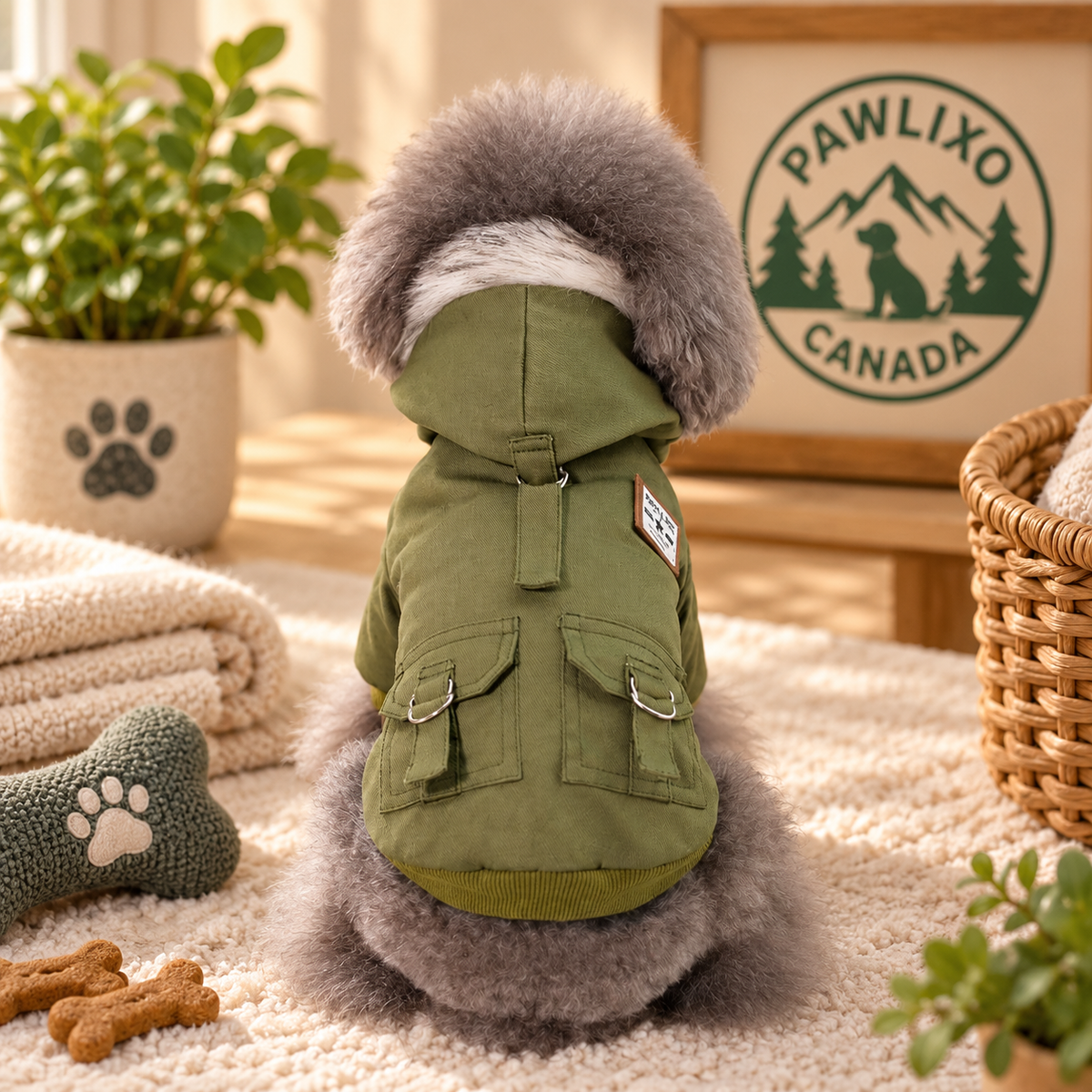 Adventure Dog Hoodie Coat | Warm Outdoor Dog Jacket