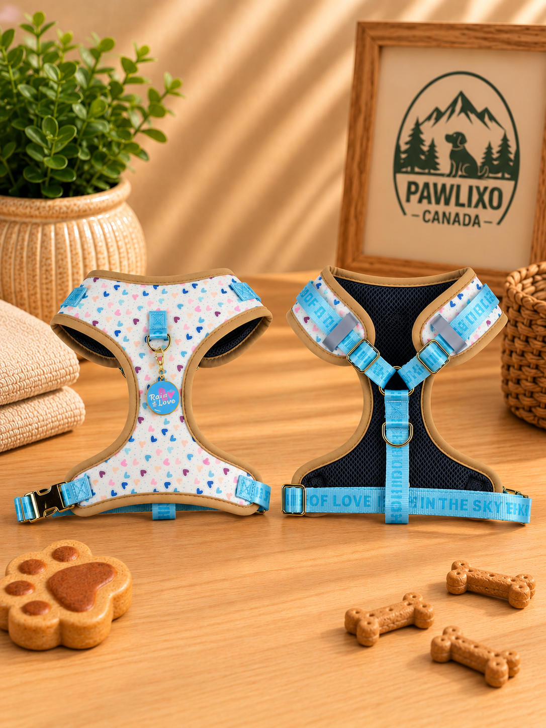Pawlixo Adjustable Dog Harness | Breathable Chest Strap for Adventures