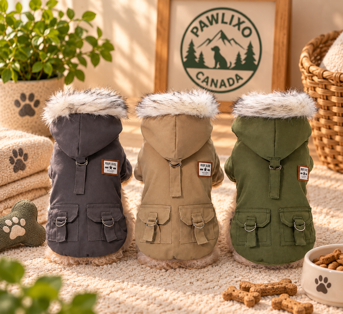 Adventure Dog Hoodie Coat | Warm Outdoor Dog Jacket