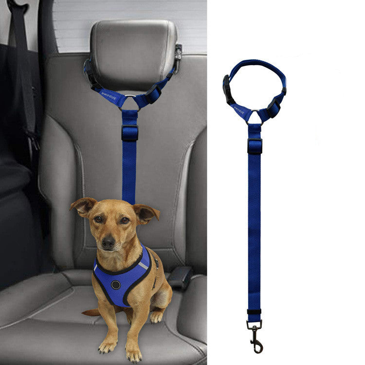 Car Back Seat Dog Safety Leash | Travel Stability Tether