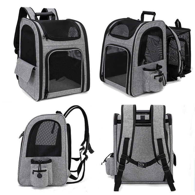 Foldable Breathable Pet Carrier Bag | Portable Travel Bag