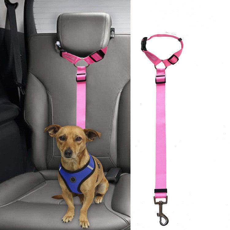 Car Back Seat Dog Safety Leash | Travel Stability Tether