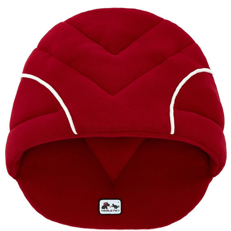Polar Fleece Dog Sleeping Bag | Warm Outdoor Adventure Pet Bed