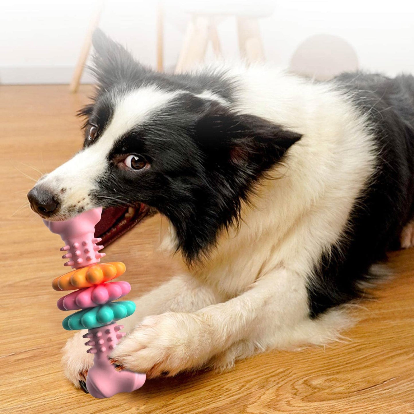Indestructible Dog Bone Chew Toy | Teeth Cleaning Bite-Resistant Toy