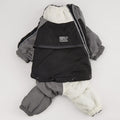Pet Winter Colour Matching Cotton-padded Clothes Dog Medium Large Dog Warm And Comfortable