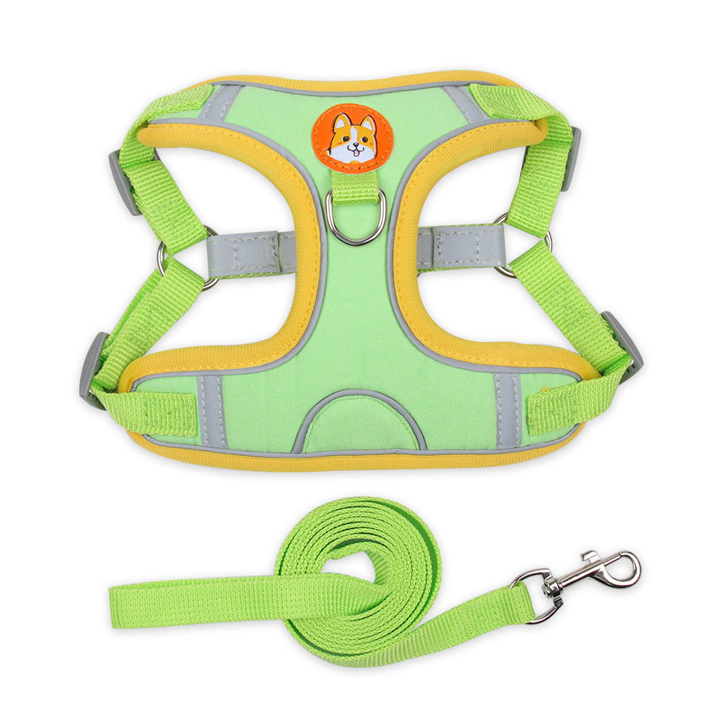 Pawlixo Reflective Dog Harness | Soft Mesh Adventure Chest Strap