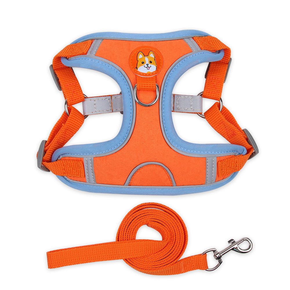 Pawlixo Reflective Dog Harness | Soft Mesh Adventure Chest Strap