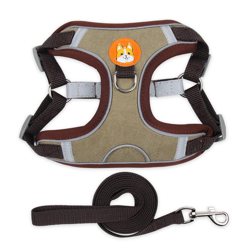 Pawlixo Reflective Dog Harness | Soft Mesh Adventure Chest Strap