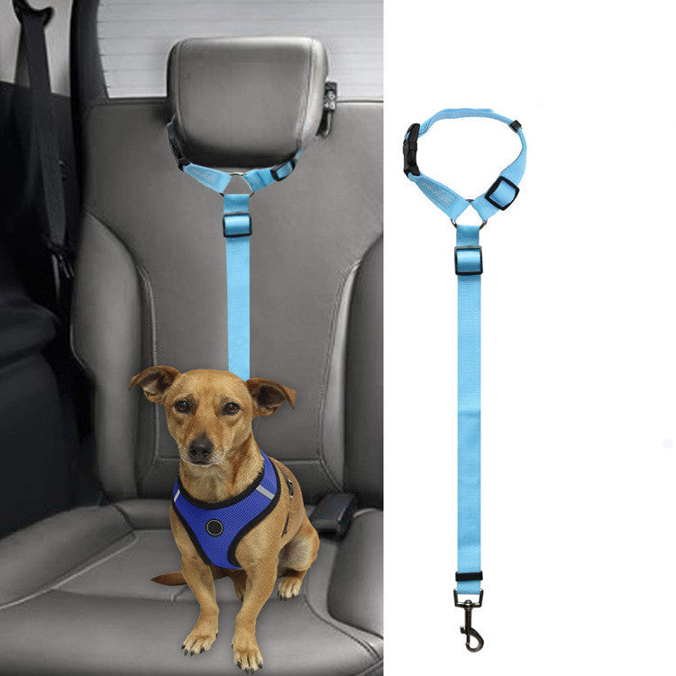 Car Back Seat Dog Safety Leash | Travel Stability Tether